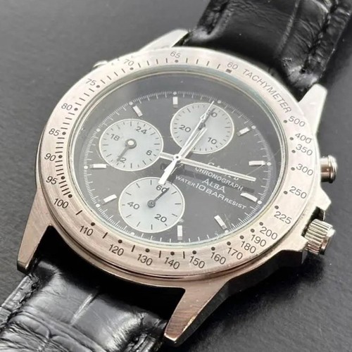 Orologio cronografo seiko alba - orologio,