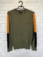 TOMMY HILIGER MAGLIONE UOMO CASUAL FELPA FELPA ORIGINALE TAGLIA M MEDIUM