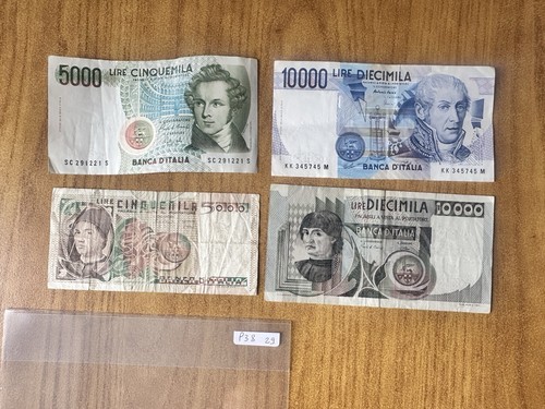 Lotto banconote lire 10000 - banconote,