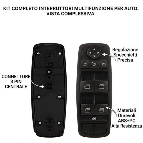 Pulsantiera alzacristalli - pulsantiera,