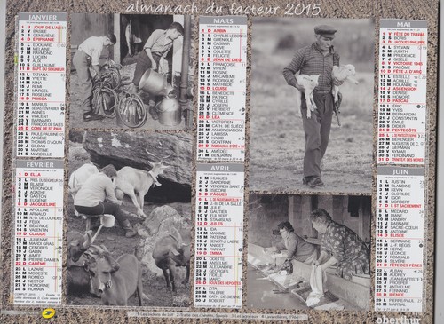 Calendrier 2015 traite des - 2015,