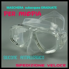 maschera mare per miopia