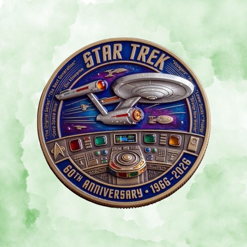 Nuova moneta star trek - nuova,