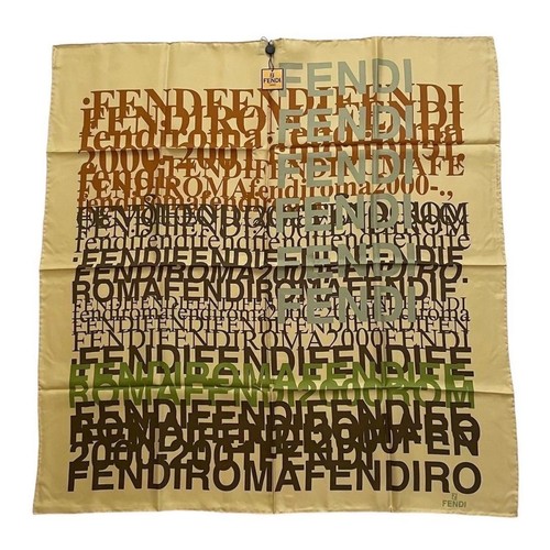 Sciarpa fendi gialla - fendi,,