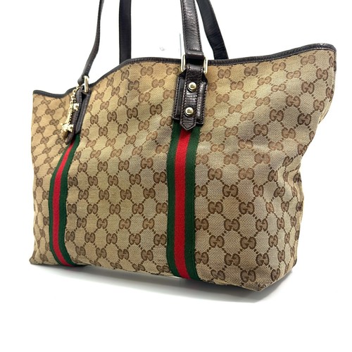 Borsa gucci tela pelle - gucci,
