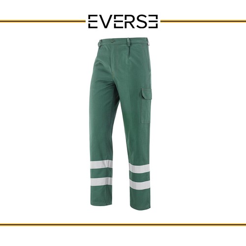 Pantaloni lavoro verde - verde, 100%