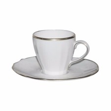 Richard Ginori - Tazza Caffè C/P Duchessa Virginia Filo Platino Richard Ginori