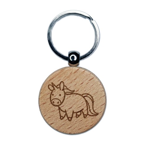 Chibi unicorno piedi legno - chibi,