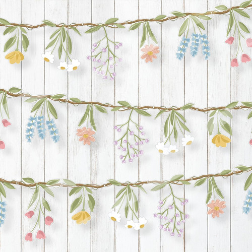 Pezzi striscione fiori - pezzi,