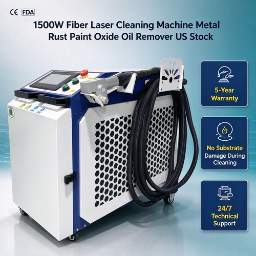 Macchina pulizia laser - , fibra