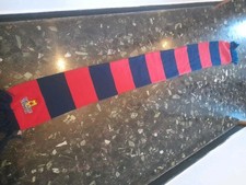 SCIARPA SCARF FOOTBALL CALCIO ULTRAS GENOA  BANDE ROSSOBLU  RICAMO WE ARE GENOA 