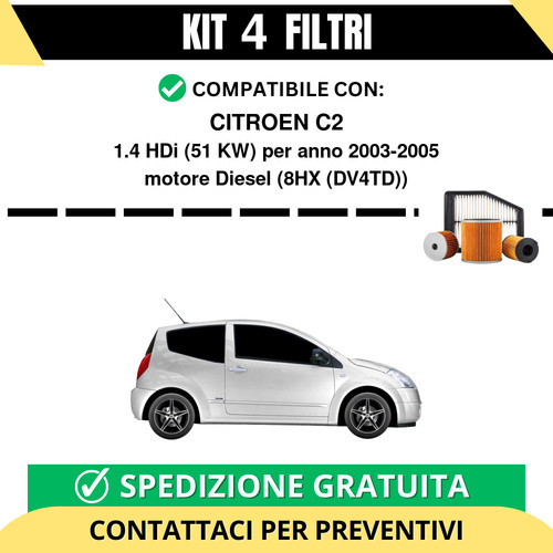 Kit filtri tagliando per - filtri,