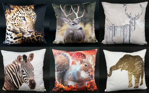 Fodera cuscino zebra leopardo