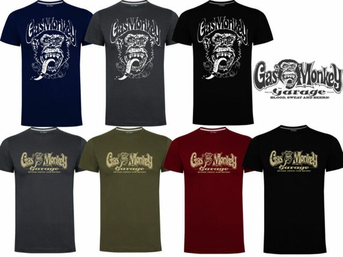 Shirt gas monkey - monkey, garage