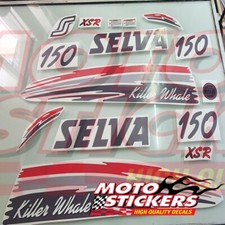 SELVA Killer Whale 150 XSR - kit adesivi calotta - adesivi motore fuoribordo
