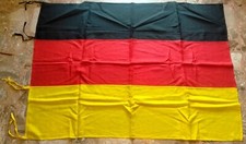 BANDIERA GERMANIA MISURA 110 x 146 CM .Vintage Ottime Condizioni - GERMAN FLAG 