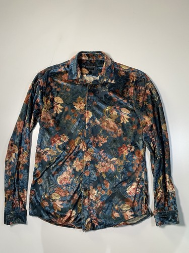 Camicia zara verde - blu,