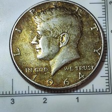 Moneta argento USA 1964 mezzo