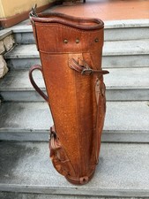 sacca da golf In pelle vintage