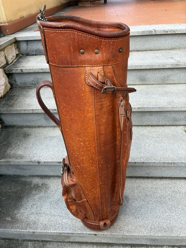 Sacca golf pelle vintage - da,