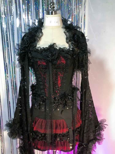 Abito gotico punk rock vestiti - gotico,