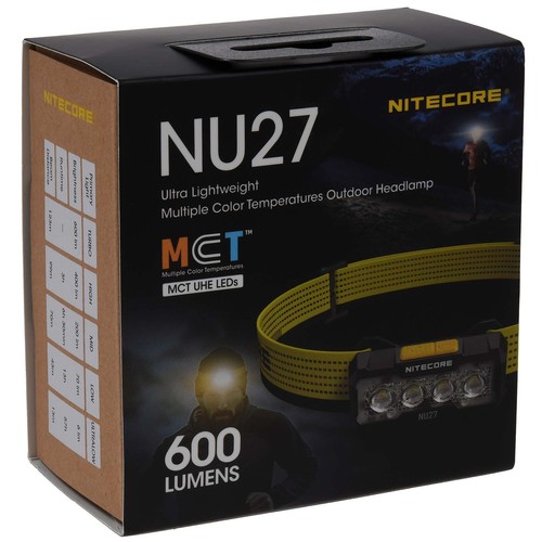 Nitecore nu27 lampada testa - lampada,