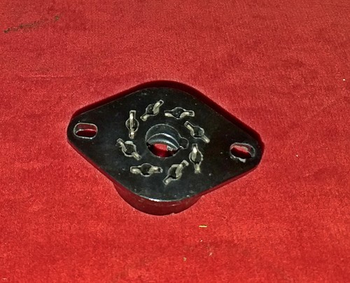 Zoccolo octal bachelite - zoccolo, in