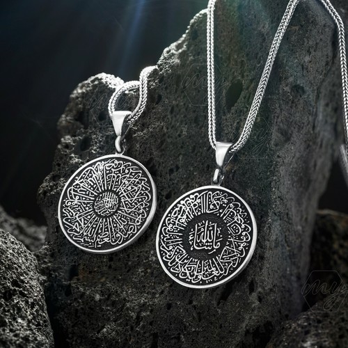 Collana uomo bifacciale