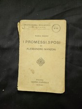 Vecchio Libro I promessi sposi Manzoni Ed. Cappelli Enciclopedia Scolastica AL2