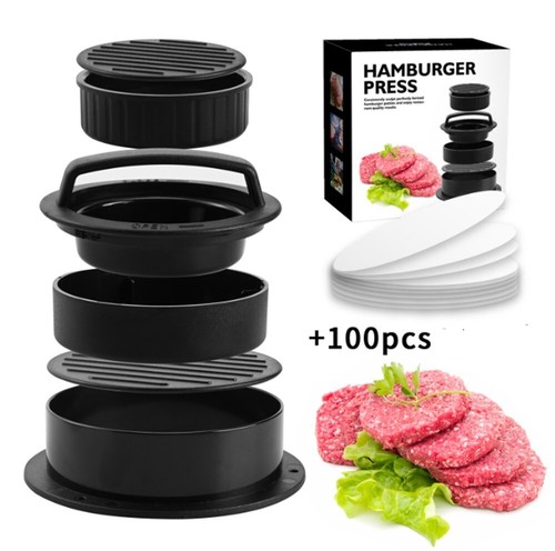 Burger press patty - in,