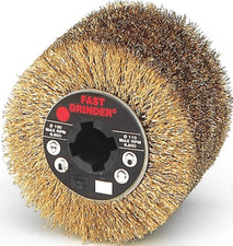 Ruota rullo spazzola - , abrasiva