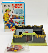 MINI WEST SOLDATINI TEX WILLER PIEFFE FORTINO FORT ALAMO VINTAGE '70 NEW IN BOX