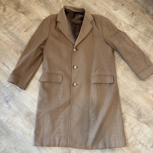 Top coat vintage vicuna lana - coat, l