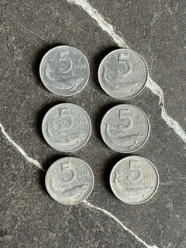 Monete lire delfino - lire,