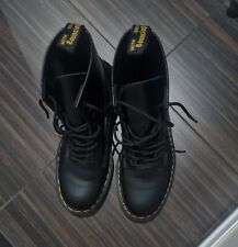 DR.MARTENS -  ANFIBIO DA DONNA PELLE NERA. INDOSSATI DUE VOLTE, COME NUOVI! 