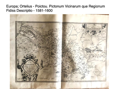 Mappa 1581 1600 ortelius - mappa,