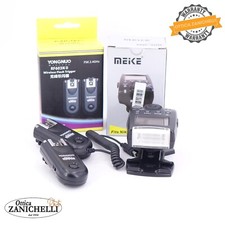 MEIKE Speedlight MK-300 + YONGNUO Wireless Flash Trigger Usato