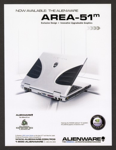 Alienware area laptop - alienware,