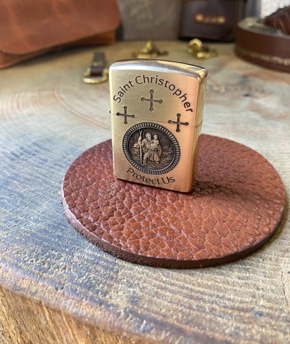 Saint christopher custom zippo - christopher,
