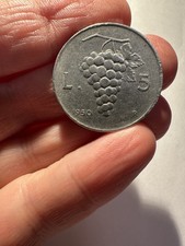 5 Lire 1950 Uva Repubblica
