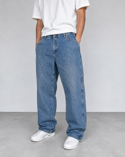 Jeans wrangler denim blu - -,