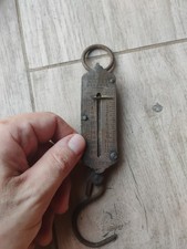 Antica Bilancia a Molla Dinamometro POCKET BALANCE Salter's Doppia Scala 12 Kg