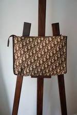Dior pochette en toile oblique