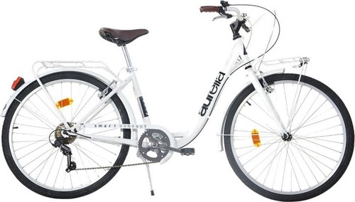 Bici city bianco cambio - bianco, c/cambio
