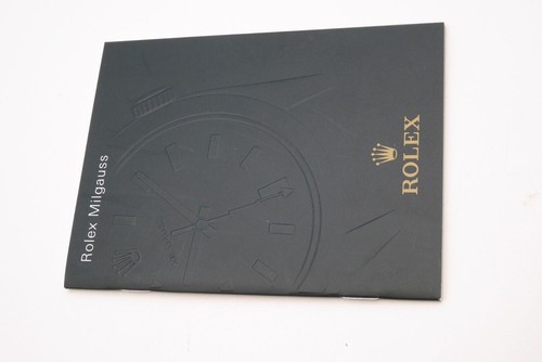 Rolex milgauss libretto 605 - libretto, 605.34