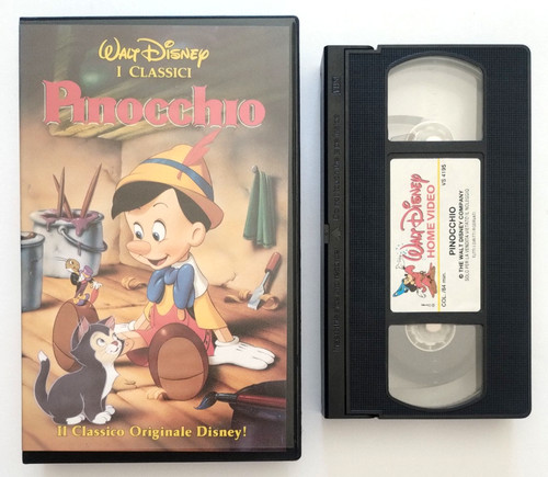 Vhs pinocchio film animazione - vhs,