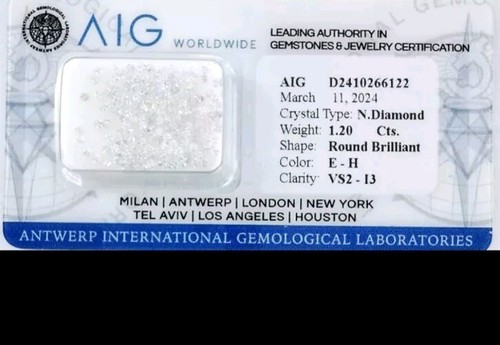 169 diamanti naturali - 1,20, ct