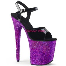 Sexy SANDALI GLITTER tacco 20