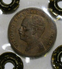 *VITTORIO EMANUELE III 1 CENTESIMO 1908 ITALIA SU PRORA PERIZIATA A. BAZZONI FDC