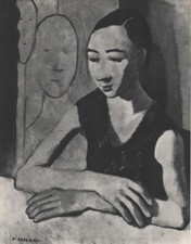 Felice Casorati - Fanciulla - Heliogravure, 1955